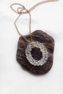Duży owalny wisior "Crystal"
