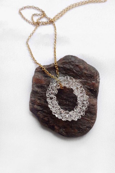 Duży owalny wisior "Crystal" Duży owalny wisior "Crystal"
