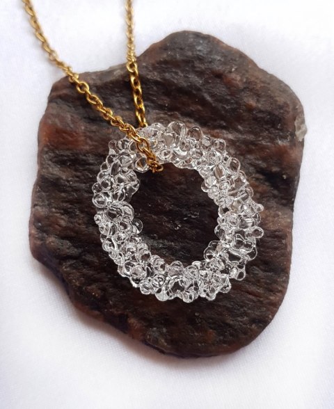 Duży owalny wisior "Crystal" Duży owalny wisior "Crystal"