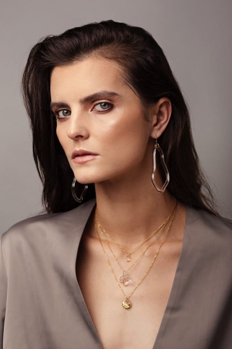 Naszyjnik trzy krople „Flora" różne kolory Naszyjnik trzy krople „Flora" różne kolory