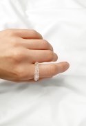 Pierścionek korona "Crystal"