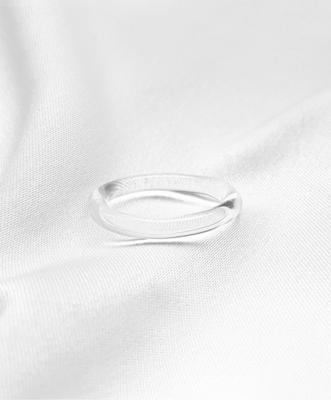 Minimalistyczny pierścionek - obrączka Minimalistyczny pierścionek - obrączka