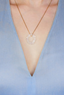 Duży owalny wisior "Crystal"