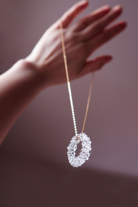 Duży owalny wisior "Crystal" Duży owalny wisior "Crystal"