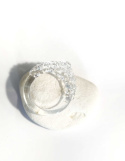 Pierścionek korona "Crystal"