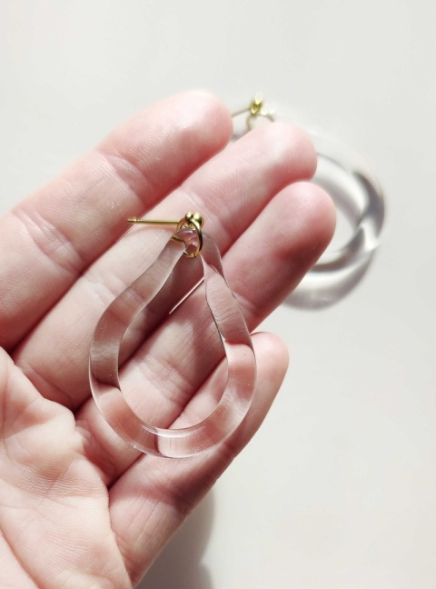 Kolczyki krople "Amorphic" XL